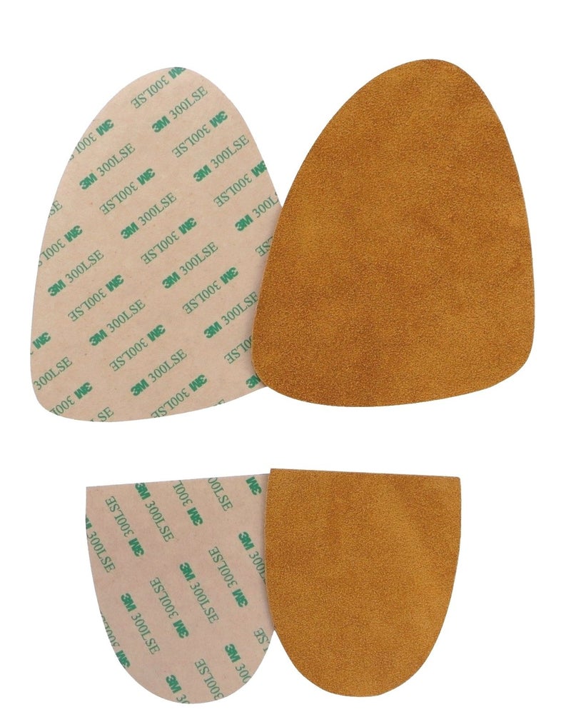 Stick-on Suede Soles with Industrial-Strength Adhesive Backing. Resole Old Dance Shoes or Turn Sneakers into Perfect Dance Shoes. [Suede-M-Gold-Sport]